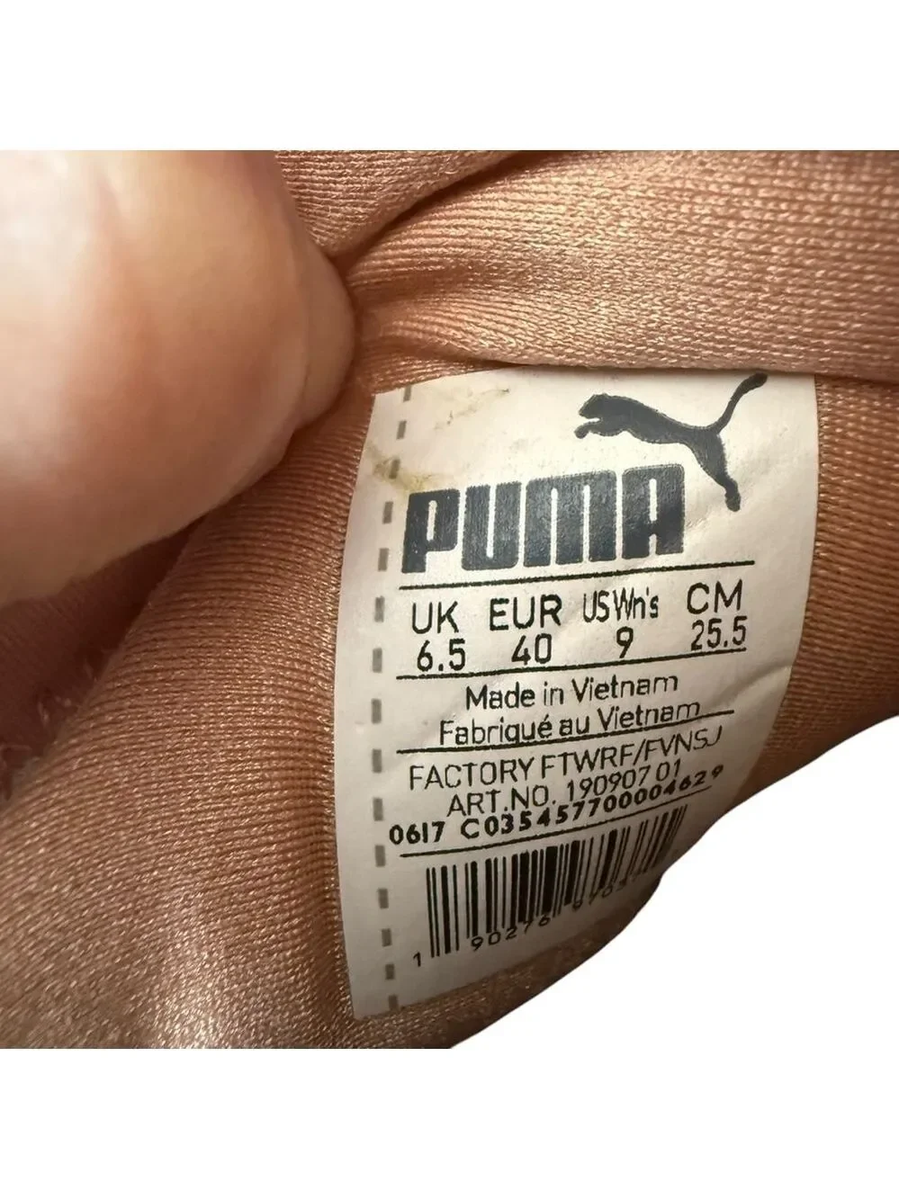 Women's Puma Fierce Training Shoes‎ Size 9 Rose